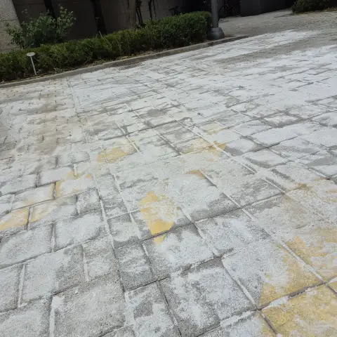 평택 보도블럭줄눈시공 시공 후